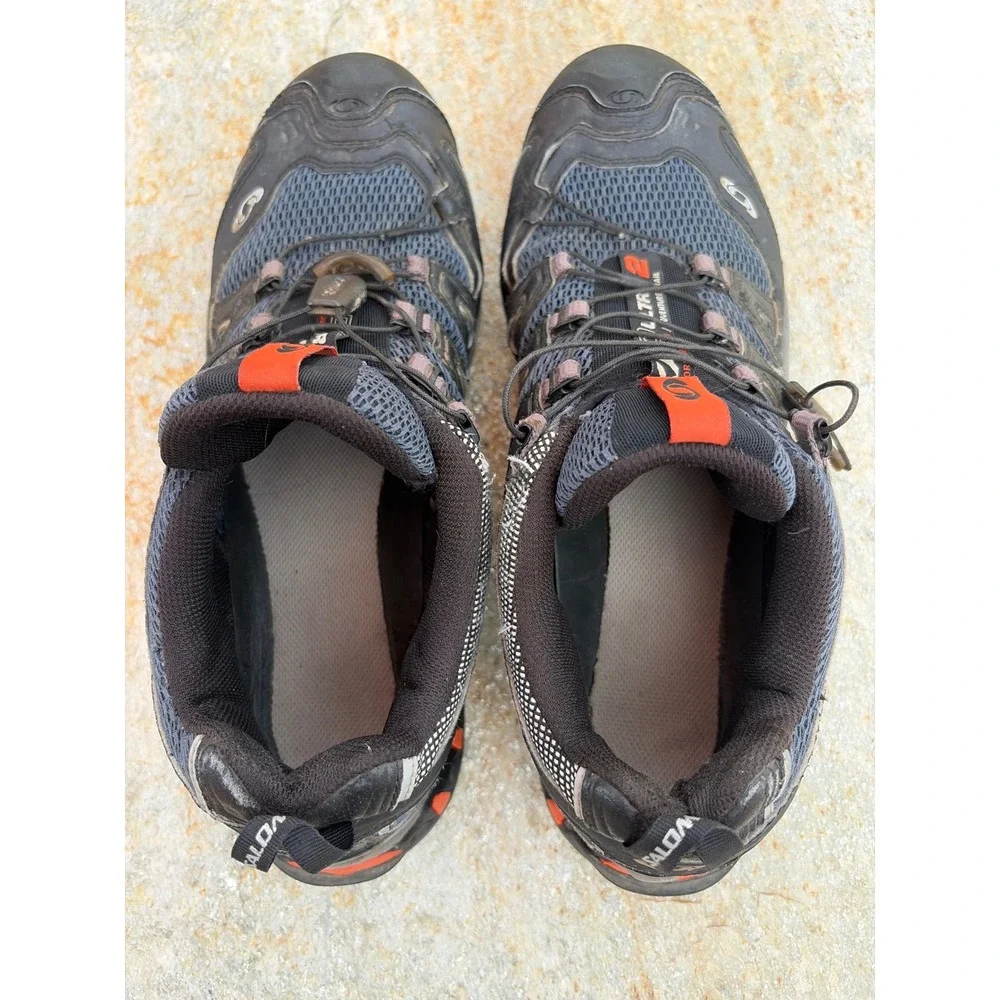 Salomon XA 3D Ultra 2 Trail Running Shoes Black Grey Orange Mens 10.5 112189